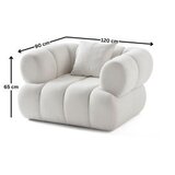 Atelier Del Sofa fotelja petra white | Eponuda.com