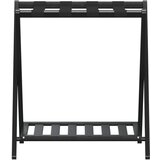 The Living Store Stojalo za prtljago črno 68x38x58 cm bambus - Stojalo Za Prtljago, (21487767) cene