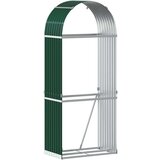  Držač za cjepanice zeleni 80 x 45 x 190 cm pocinčani čelik | shoptok.hr