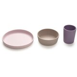 Melii Feeding Set set pribora za jelo Pink, Purple, Grey 3 kom | shoptok.hr