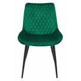 Brandless Stol VERDO - temno zelen žamet / črne noge x 1, (22055132) | Shoptok.si