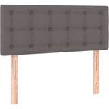  Box spring postelja z vzmetnico LED siva 120x200cm umetno usnje, (20724271) | Shoptok.si