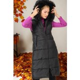 Dewberry Z6741 WOMEN'S VEST-PLAIN BLACK Cijene