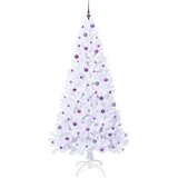  Umjetno božićno drvce s stalakom Bijelo 240 cm PVC i čelik | shoptok.hr