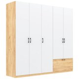 XXXL Omara Za Oblačila Mila, Barva Hrasta, Bela | Shoptok.si