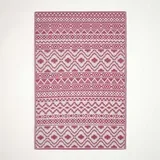 Tia Aztec roza in bela zunanja preproga, 120x180 cm, (20744767)
