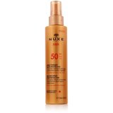 Nuxe Sun Spray Fondant SPF 50 sprej za lice i tijelo 150 ml Slike