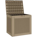  Vrtna kutija za pohranu svjetlosmeđa 55,5x43x53 cm polipropilen | shoptok.hr