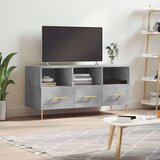 TV ormarić boja betona 102 x 36 x 50 cm od konstruiranog drva Cijene