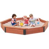 Kinder_Home Veliki dečiji peščanik, drveni osmougaonik, vodootporna navlaka 2433 | ePonuda.com