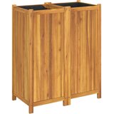  Vrtna sadilica s oblogom 84x42x100 cm od masivnog drva bagrema | Eponuda.com
