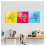 WALLXPERT dekorativna slika od kaljenog stakla (3 komada)uv 851 50 x 50 | ePonuda.com
