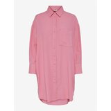 Only Pink Long Flax Shirt Mathilde - Women | Shoptok.si