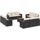  The Living Store Vrtna sedežna garnitura 13-delna z blazinami črn poli ratan - Vrtna Sedežna Garniture, (21446634) | Shoptok.si
