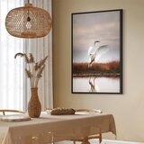  Slika - Autumn by the Lake (1 Part) Vertical 60x90 U crnom drvenom okviru | shoptok.hr