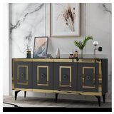 Hanah home karya - anthracite, gold anthracitegold console | ePonuda.com