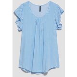 Marisse Women's Shirt L-Ko-4036 White_Fresh Blue | Shoptok.si