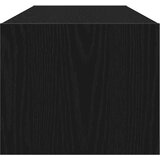 vidaXL TV omarica 2 kosa črna hrast 100x31x25,5 cm inženirski les | Shoptok.si