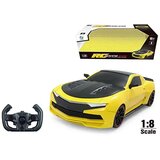 Magic Toys RC XXL Chevrolet Camaro rumeno-črni športni avtomobil na daljinsko vodenje v merilu 1:8 | Shoptok.si