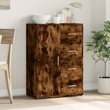  Komoda boja dimljenog hrasta 60x31x84 cm konstruirano drvo Smeđa | shoptok.hr