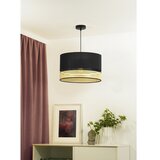  Duolla - Visilica na sajli DOUBLE RATTAN 1xE27/15W/230V Ø 40 cm crna/bež | Eponuda.com