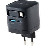Intenso 65W GaN napajalnik z vgrajenim kablom USB-C, črn Cene
