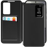 Avizar Usnjeno ohišje za Galaxy S25 in S24 Display Window Card Holder, Črna, (5000012166) | Shoptok.si