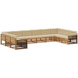  Setovi sofa 10 kom. Čvrsto drvo akacije | shoptok.hr