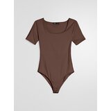 Sinsay Prilagođeni basic body s kratkim rukavima | shoptok.hr