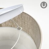 plafonsko svetlo sirja 1xE27/15W/230V, prečnik 35 cm, bež | Eponuda.com