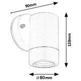 Rabalux medina GU10 10W crna | Eponuda.com