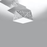 Nice Lamps stropna svetilka v srebrni barvi 25x25 cm koma – | Shoptok.si