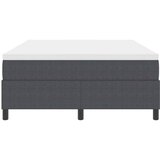 Krevet s opruga kutije Tamno siva i bijela 140 x 200 cm | Eponuda.com