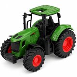  Agricultural Farm Tractor with Tipper Trailer Rubber Wheels Green 1:24 | Shoptok.si