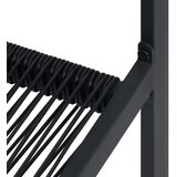PVC Vrtne stolice 4 kom od ratana crne | shoptok.hr