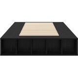  Okvir kreveta s pohranom s policom Crni hrast 80 x 200 cm | shoptok.hr