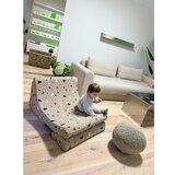 Wigiwama Svetlo rjav otroški fotelj iz tkanine bouclé/iz šenilje Terrazzo Moon – | Shoptok.si