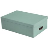 Bigso Box of Sweden Mentolno zelene kartonaste škatle s pokrovom za shranjevanje v kompletu 3 ks 31x47x15 cm Inge – | Shoptok.si