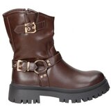 Meivashoes Gležnjarji BOTINES Y9AX240 MODA JOVEN MARRON Kostanjeva | Shoptok.si