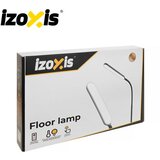 Izoxis LED podna lampa 180 cm s daljinskim, crna Slike