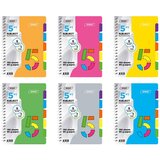 Target Zvezek B5 s špiralo 28495, črtni in karo, 150 listov, sortirano | Shoptok.si