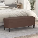  Klupa smeđa 100 x 35 x 41 cm od umjetne kože | Eponuda.ba