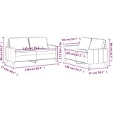  2-dijelni set sofa s jastucima svjetlosivi baršunasti | Eponuda.com