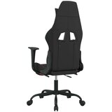  Gaming stol z oporo za noge črno in rdeče blago, (21152218) | Shoptok.si