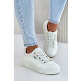 Big Star Women's insulated platform sneakers white Cene