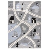 Lesnina-XXXL Dječji tepih HAPPY "Cesta" (Polipropilen, Srebrne boje, D x Š: 150 x 80 cm) | shoptok.hr