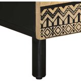 vidaXL Krevetni ormarići 2 kom crni 40x33,5x46cm puno grubo drvo mango | shoptok.hr