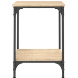  Stolić za kavu boja hrasta sonome 40x40x55 cm konstruirano drvo | shoptok.hr