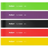 Rebel ACTIVE Set lateks traka za vežbanje Flat Band LTs-1, otpor 2,5-20 kg, 5 traka u setu, model RBA-3005 Slike