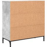 vidaXL Ormarić / Komoda Beton siva 79,5 x 33 x 82 cm Konstruirano drvo | shoptok.hr